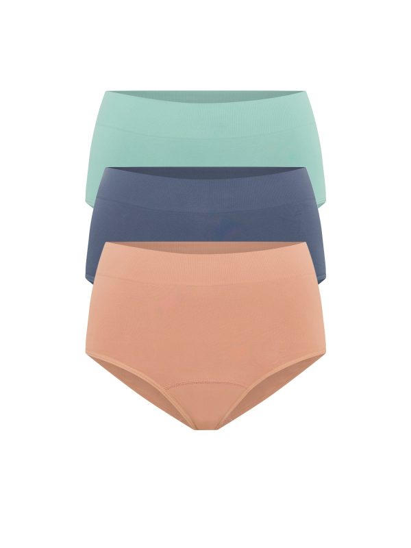 ModiComfort Seamless Full Brief Everyday 3 Pack Multi Mineral For Cheap