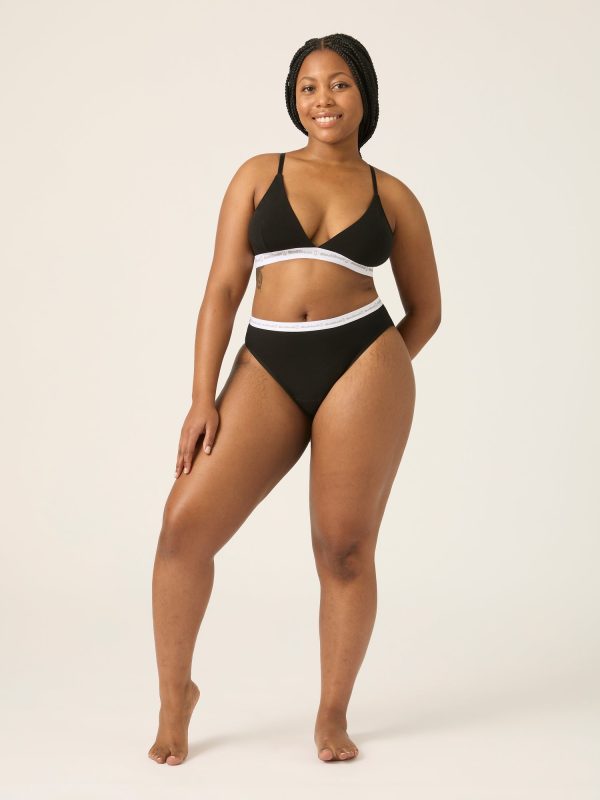 Basic Triangle Bralette Black Online