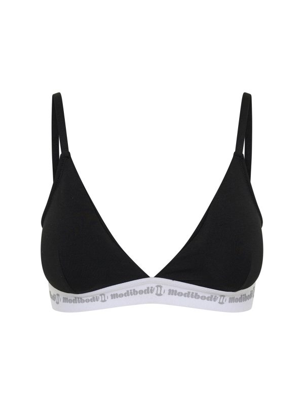 Basic Triangle Bralette Black Online - Image 5