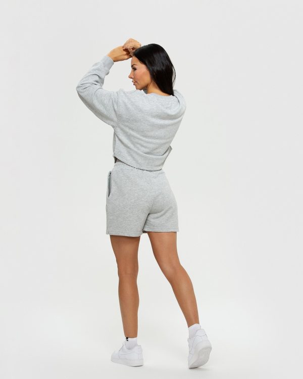 Comfort Shorts | Silver Grey Marl Supply - Image 2