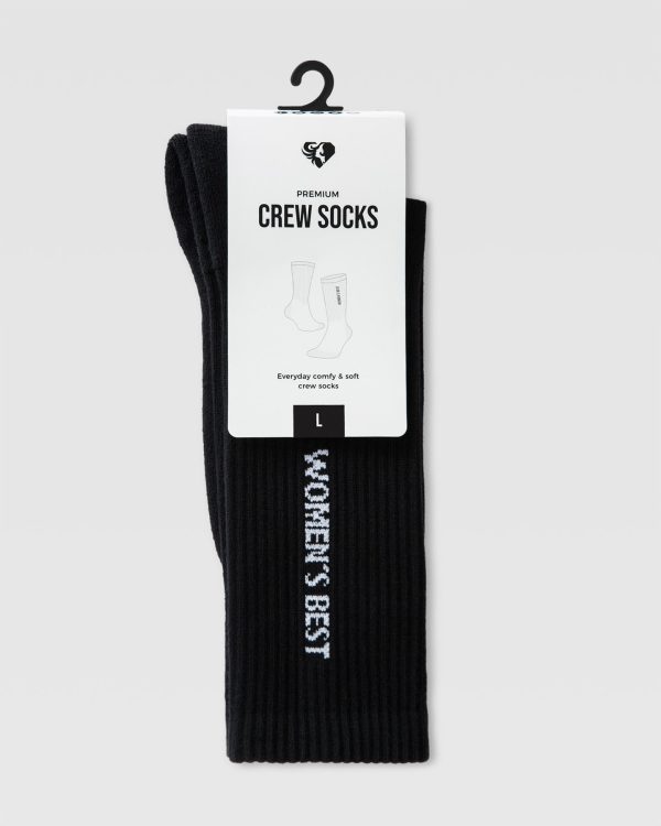 Crew Socks (1PK) | Black For Cheap - Image 4