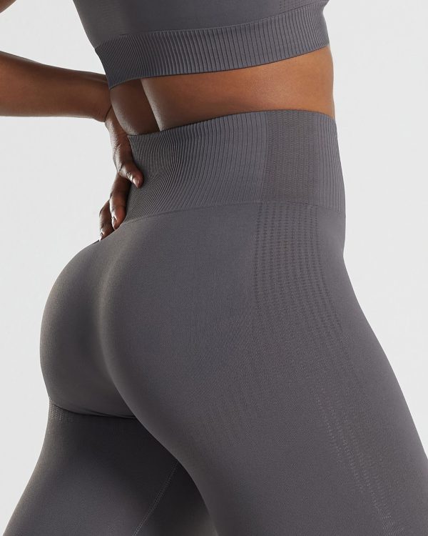 Power Seamless Leggings | Graphite Online now - Image 4