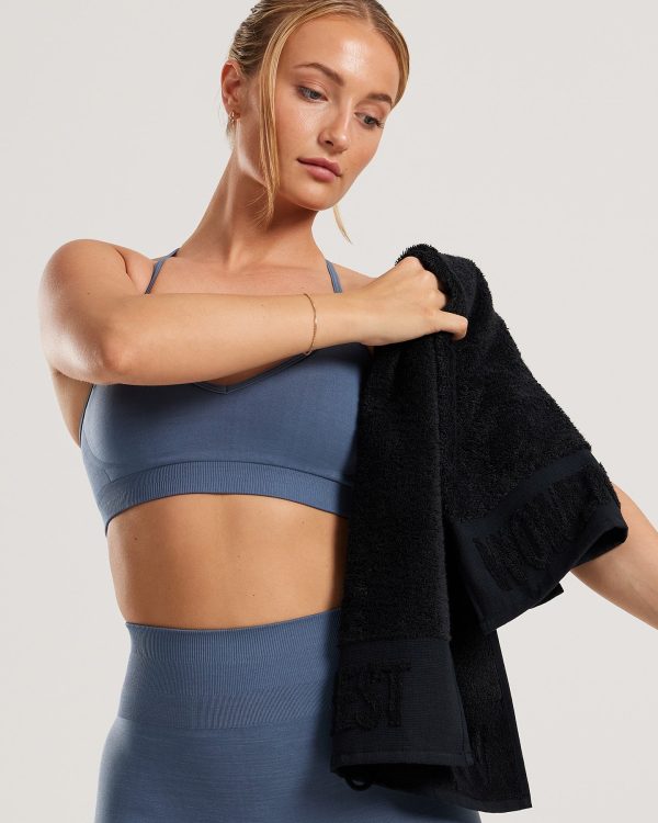 Small Sweat Towel | Black Cheap