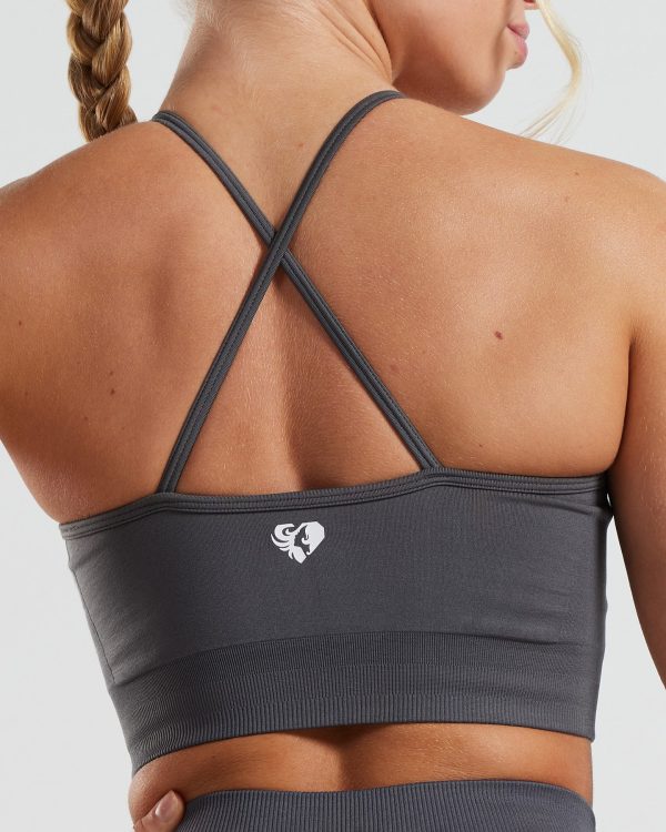 Define Seamless High Neck Bra | Graphite Online - Image 3