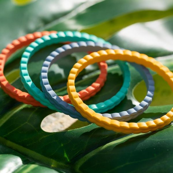 Weave Stackable Silicone Bracelet - Ocean Breeze Sale - Image 2