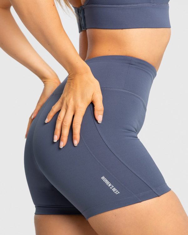 Hold High Waisted Shorts | Space Grey Supply - Image 4