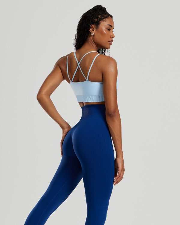 Power Seamless Leggings | Ink Blue Cheap - Image 5
