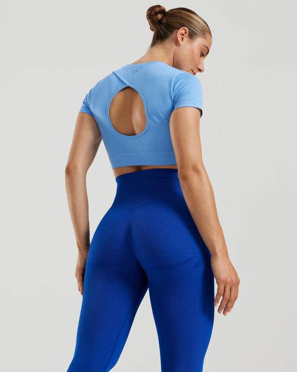 Motion Seamless Leggings | Electric Blue on Sale - Image 5