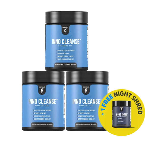 3 Bottles of Inno Cleanse + 1 FREE Night Shred Hot on Sale