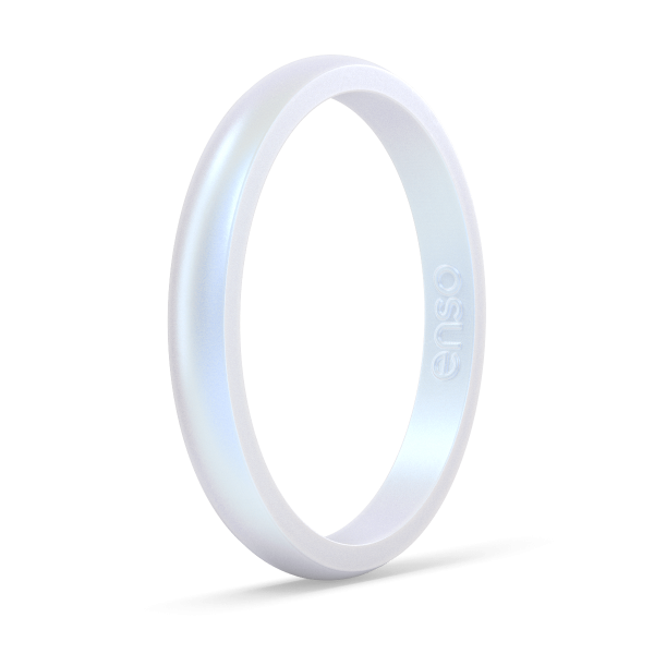 Birthstone Classic Halo Silicone Ring - Moonstone Cheap