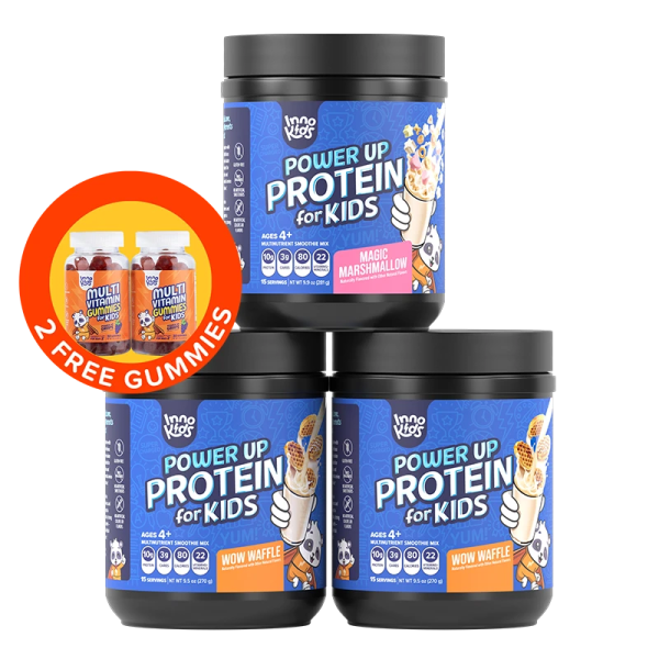 3 Bottles of Power Up Protein for Kids For Discount