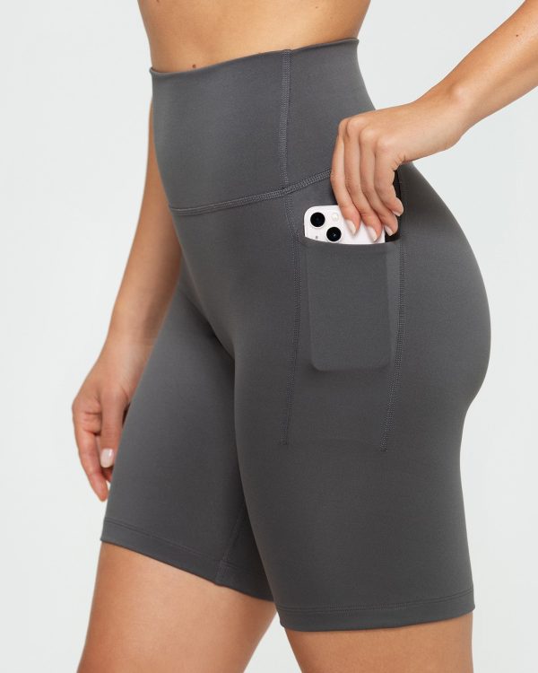 Essential Cycling Shorts with Pockets | Graphite Discount