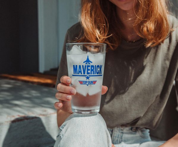 Top Gun Maverick and Iceman 20-Ounce Pint Glasses | Set of 2 Discount - Image 3