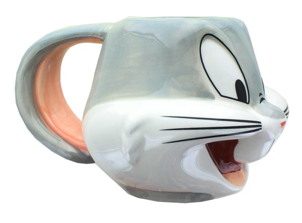 Looney Tunes Bugs Bunny Sculpted Ceramic Mug | Holds 22 Ounces on Sale - Image 3