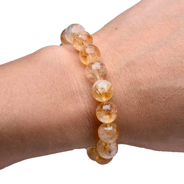 3A Natural Reiki Healing Energy Yelllow Citrine Quartz Chakra Meditation Degausst Beads Bracelets For Women Men Lucky Jewelry Sale - Image 4